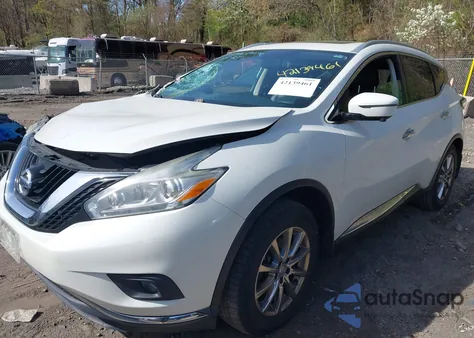 2016 Nissan Murano Sl from USA, damaged, VIN 5N1AZ2MH9GN142510